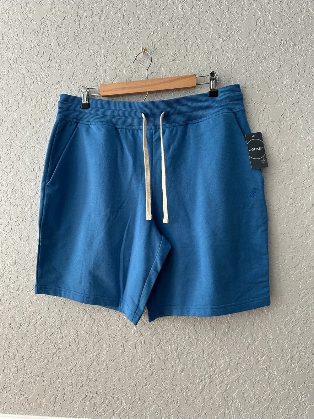 Jockey Blue Casual Drawstring Shorts with White Cord